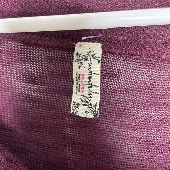 Intimately free people lettuce trim v-neck tee - Picture 3 of 6